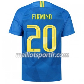 Maillot de Foot Brésil Firmino 20 Exterieur Coupe du monde 2018